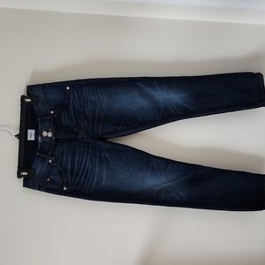 Hudson dark colored jeans!